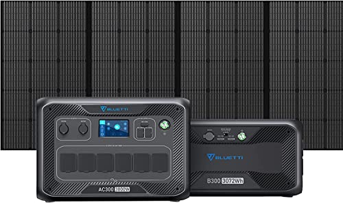 BLUETTI Solarmodul mit Zusatzakku 3072Wh
