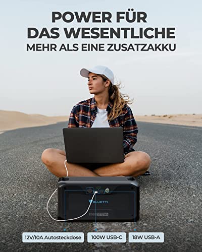 BLUETTI Solar Generator AC300 & B300 Zusatzbatterie, mit PV350 Solarmodulen, 3072Wh Kraftwerk mit 6 3000W AC Ausgängen(6000W Peak), LiFePO4 Batterie-Backup für den Heimgebrauch, Stromausfall - 4