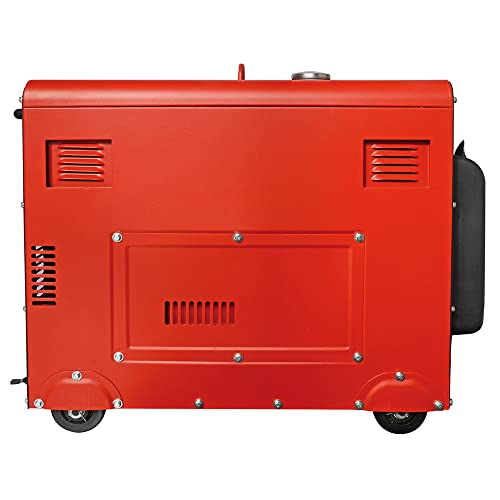 Matrix Notstromaggregat Stromerzeuger Stromaggregat Stromgenerator Diesel 400V silent leise AVR | PG 6000-D-silent | 5000 Watt | 1x400V und 2x230V und 1x12V | E-Start | 7,5PS | 418ccm |148kg - 7