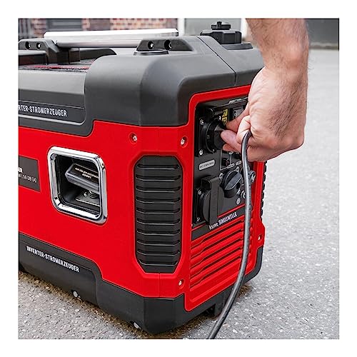 STIER Stromerzeuger Premium SNS-190, Strom Generator, Benzin, 4l Tankvolumen, 21,5 Kg, Stromaggregat, leise: 59 dB(A), 4-Takt Motor, Inverter Stromaggregat, Ölsensor & Eco-Modus, Laufzeit bis zu 6h - 4
