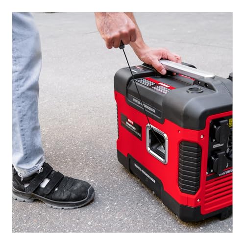 STIER Stromerzeuger Premium SNS-190, Strom Generator, Benzin, 4l Tankvolumen, 21,5 Kg, Stromaggregat, leise: 59 dB(A), 4-Takt Motor, Inverter Stromaggregat, Ölsensor & Eco-Modus, Laufzeit bis zu 6h - 5