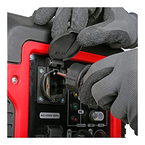 STIER Stromerzeuger Premium SNS-190, Strom Generator, Benzin, 4l Tankvolumen, 21,5 Kg, Stromaggregat, leise: 59 dB(A), 4-Takt Motor, Inverter Stromaggregat, Ölsensor & Eco-Modus, Laufzeit bis zu 6h - 9