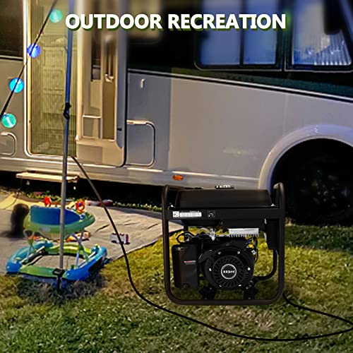 Leelbox Inverter Stromgenerator,22500Wh/5500W Benzin 4 Takt mit zwei 230V Steckdosen Notstromaggregat Benzin leise, Stromerzeuger hausversorgung für Garten, Outdoor, Camping,Reise Garage Wohnwagen - 7