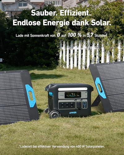 Anker 767 mit  2 x 200 W Solarpanel - 4