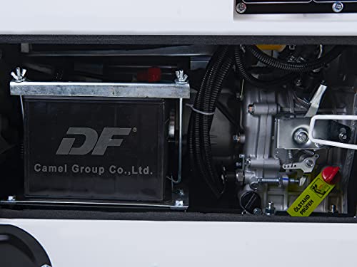 Diesel Stromerzeuger Notstromaggregat 5kW Nennleistung 8,8 PS Dieselmotor Silent Elektrostart mit Starterbatterie 2×230 V 1x 400V Stromgenerator Starkwerk SW 6000 D Silent - 3