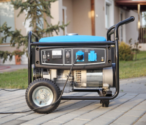 Notstromaggregat Benzin blau